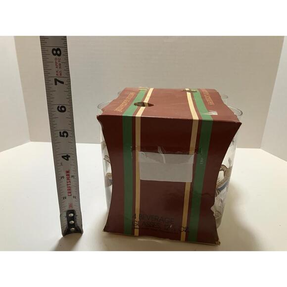 Set Of 4 Vintage Libbey Glass Tumbler Mallard Duck Highball  5.5” Excellent cond - Picture 7 of 9